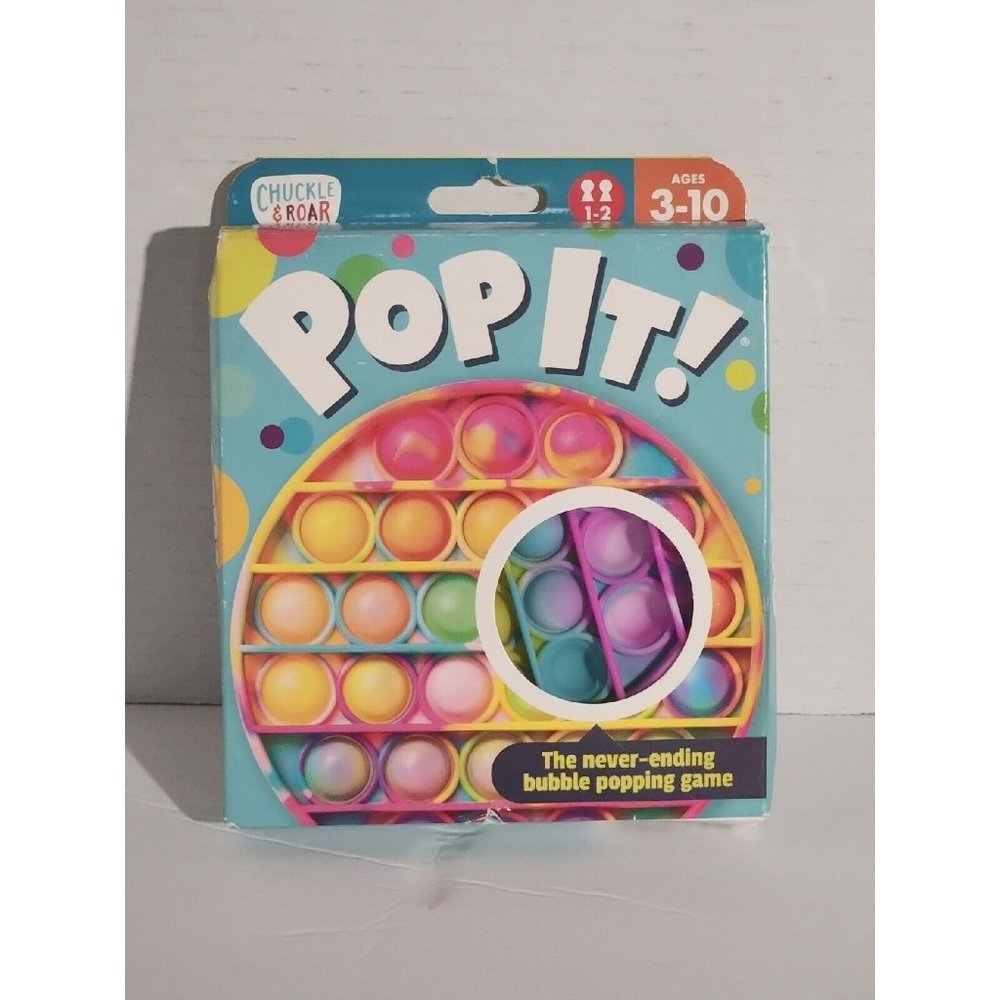 Chuckle & Roar Pop It! Fidget and Sensory Game Tie Dye